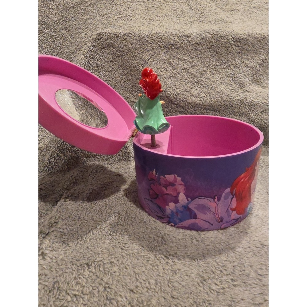 The Little Mermaid Revolving Musical Jewelry Box Ariel Part Of Your World - Picture 3 of 7